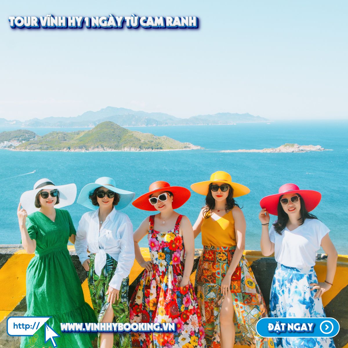 Check in cung đường biển Bình Tiên trong Tour Vĩnh Hy 1 ngày từ Cam Ranh